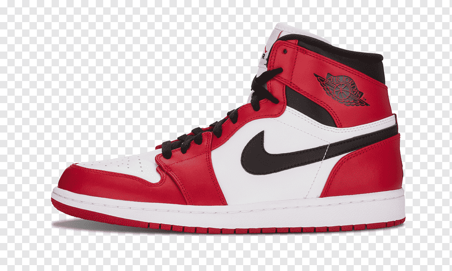 Jordan 1 red and white